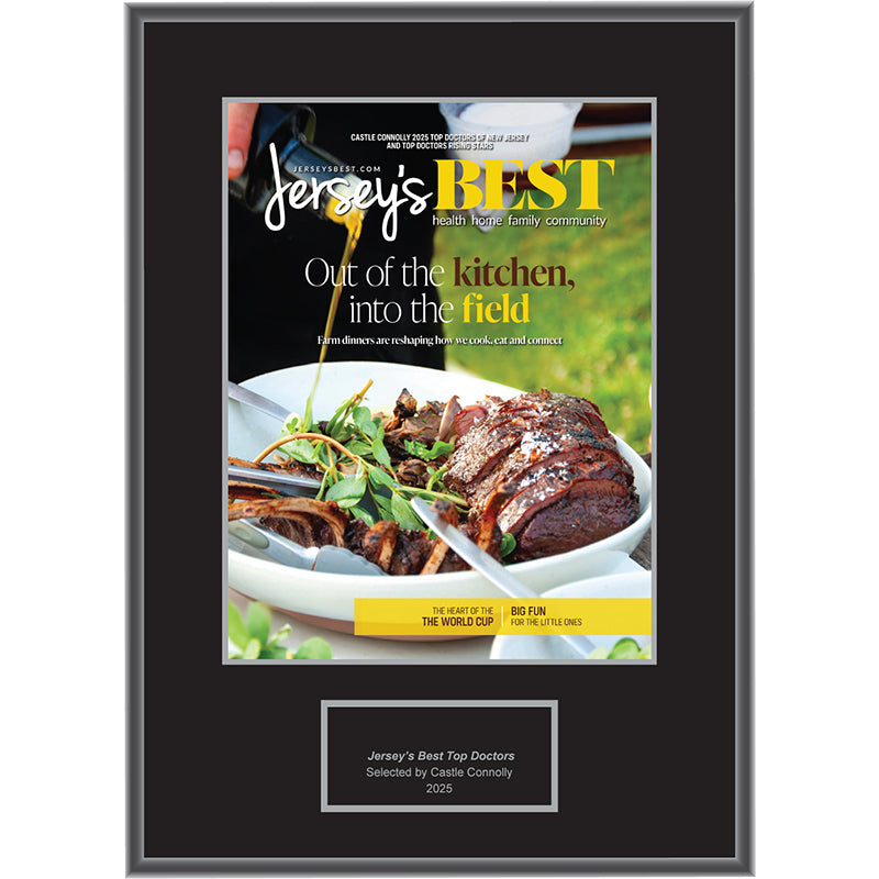 2025 Regional - Jersey's Best - Top Doctors - Plaque