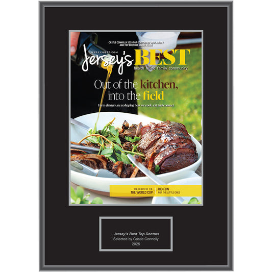 2025 Regional - Jersey's Best - Top Doctors - Plaque