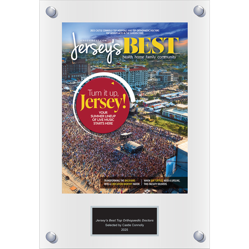 2025 Regional – Jersey's Best – Top Orthopaedic Doctors - Plaque