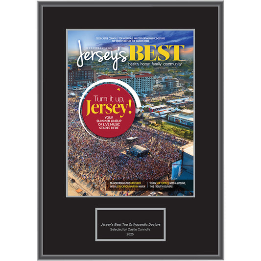 2025 Regional – Jersey's Best – Top Orthopaedic Doctors - Plaque