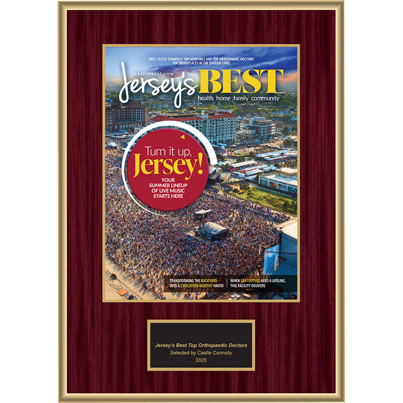 2025 Regional – Jersey's Best – Top Orthopaedic Doctors - Plaque
