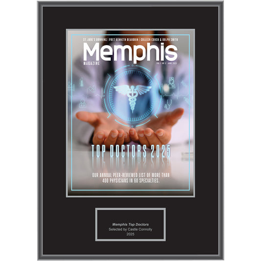 2025 Regional - Memphis Magazine - Plaque