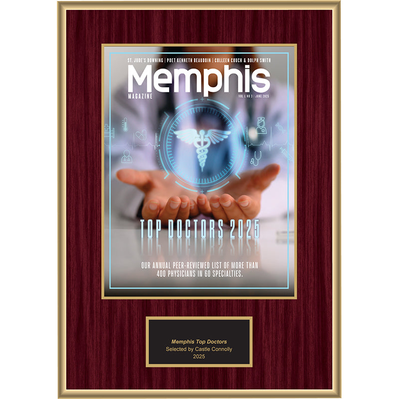 2025 Regional - Memphis Magazine - Plaque