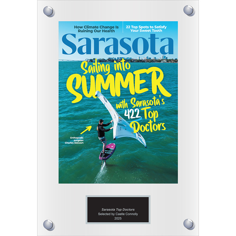 2025 Regional - Sarasota Magazine - Plaque