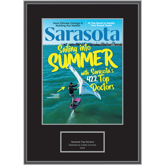 2025 Regional - Sarasota Magazine - Plaque