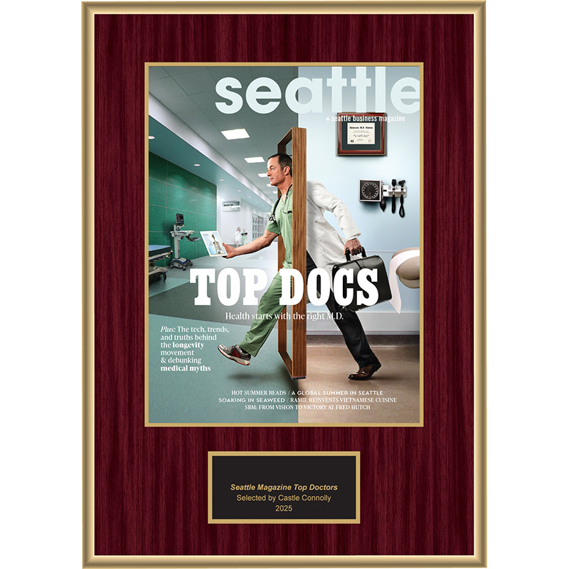 2025 Regional - Seattle Magazine - Plaque