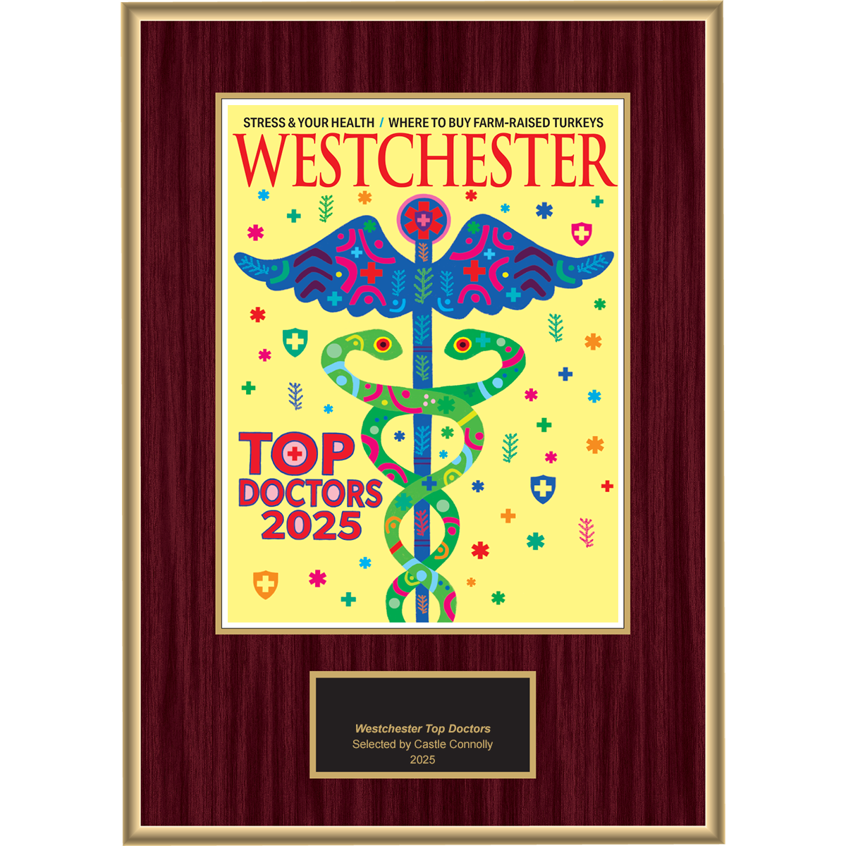 2025 Regional - Westchester Magazine - Plaque