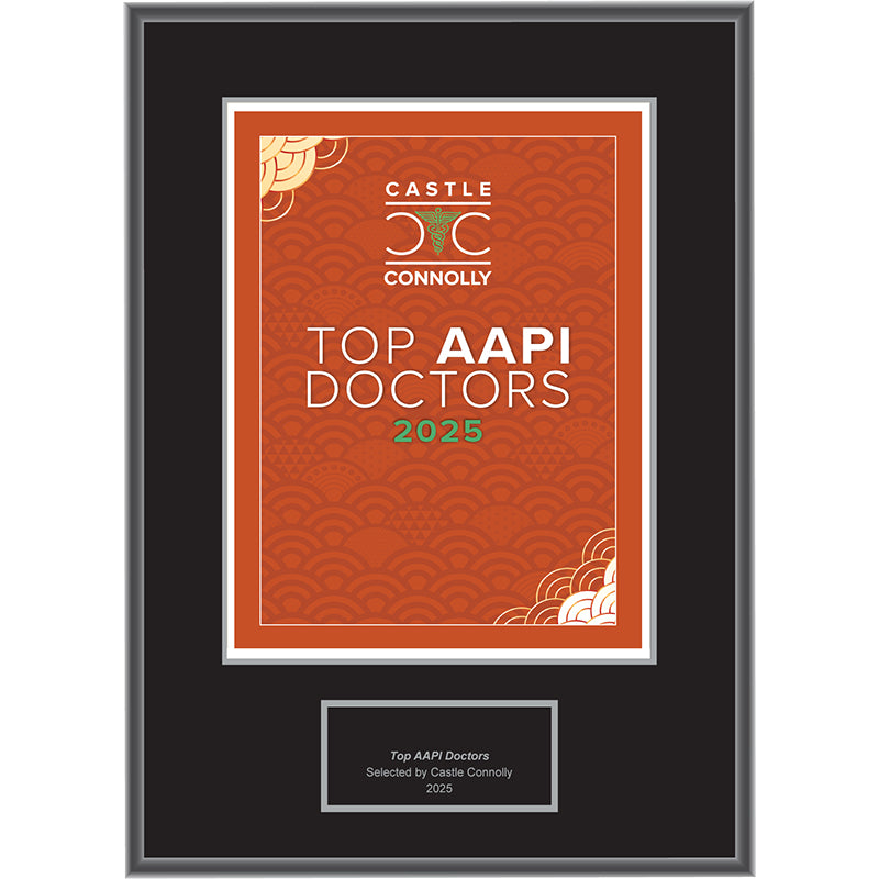2025 Top AAPI Doctors - Plaque