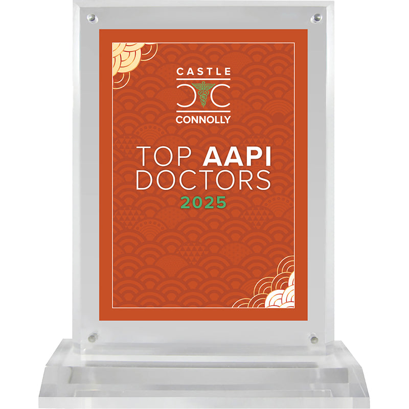 2025 Top AAPI Doctors - Plaque