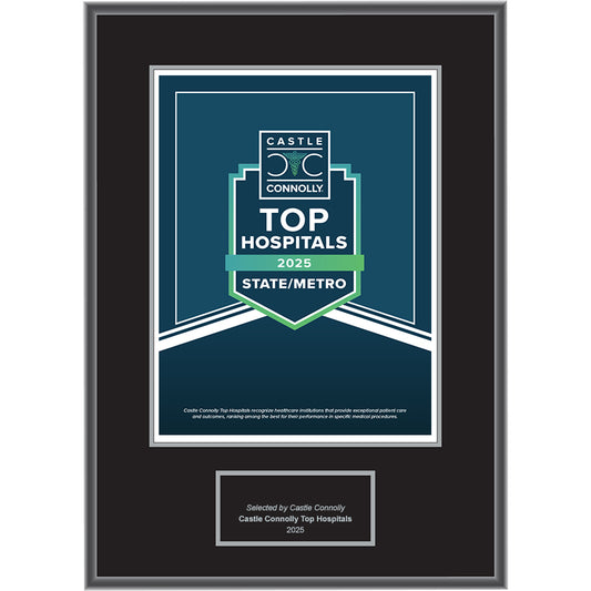 2025 Top Hospitals - State/Metro- Plaque