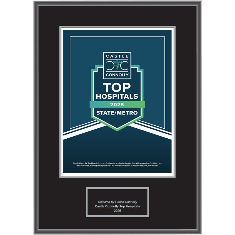 2025 Top Hospitals - State/Metro- Plaque