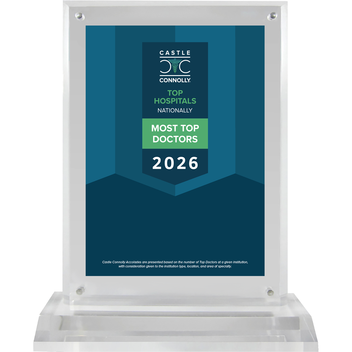2026 Accolades - Top Hospitals - Plaque