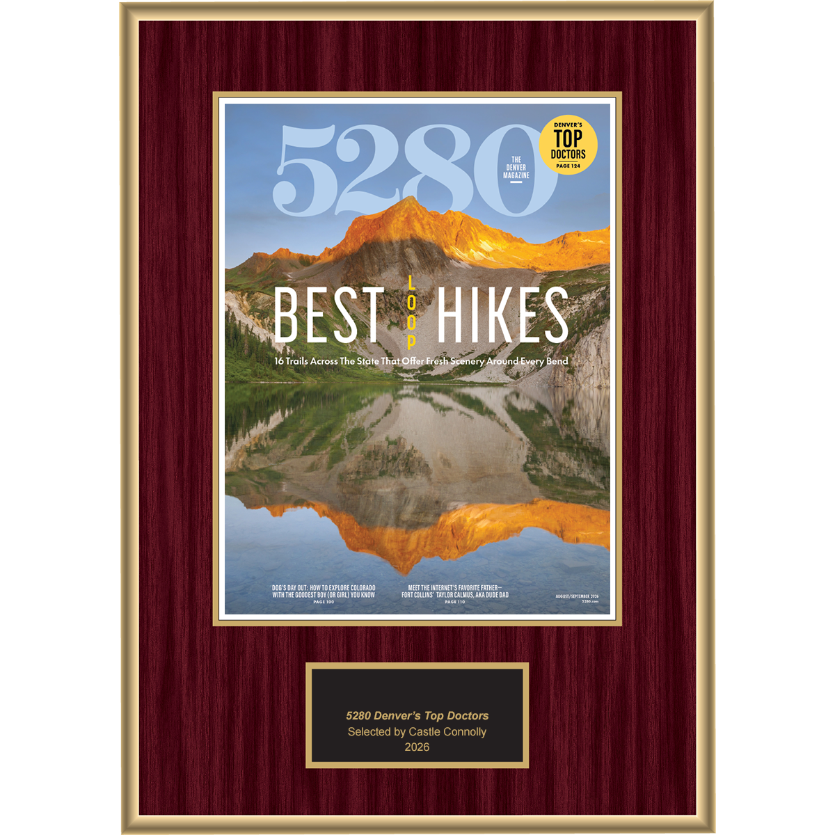 2026 Regional - 5280 Magazine - Plaque