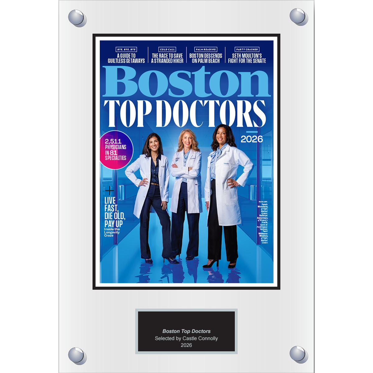 2026 Regional - Boston Magazine - Plaque