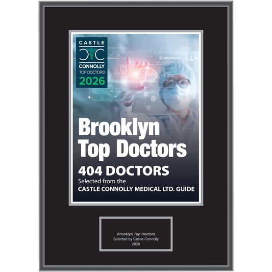 2026 Regional - Brooklyn Top Doctors Magazine - Plaque