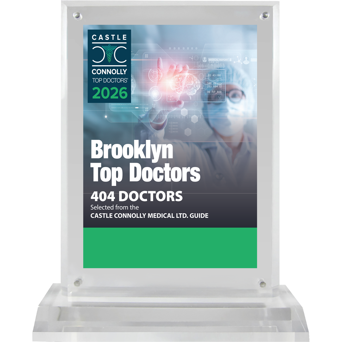 2026 Regional - Brooklyn Top Doctors Magazine - Plaque