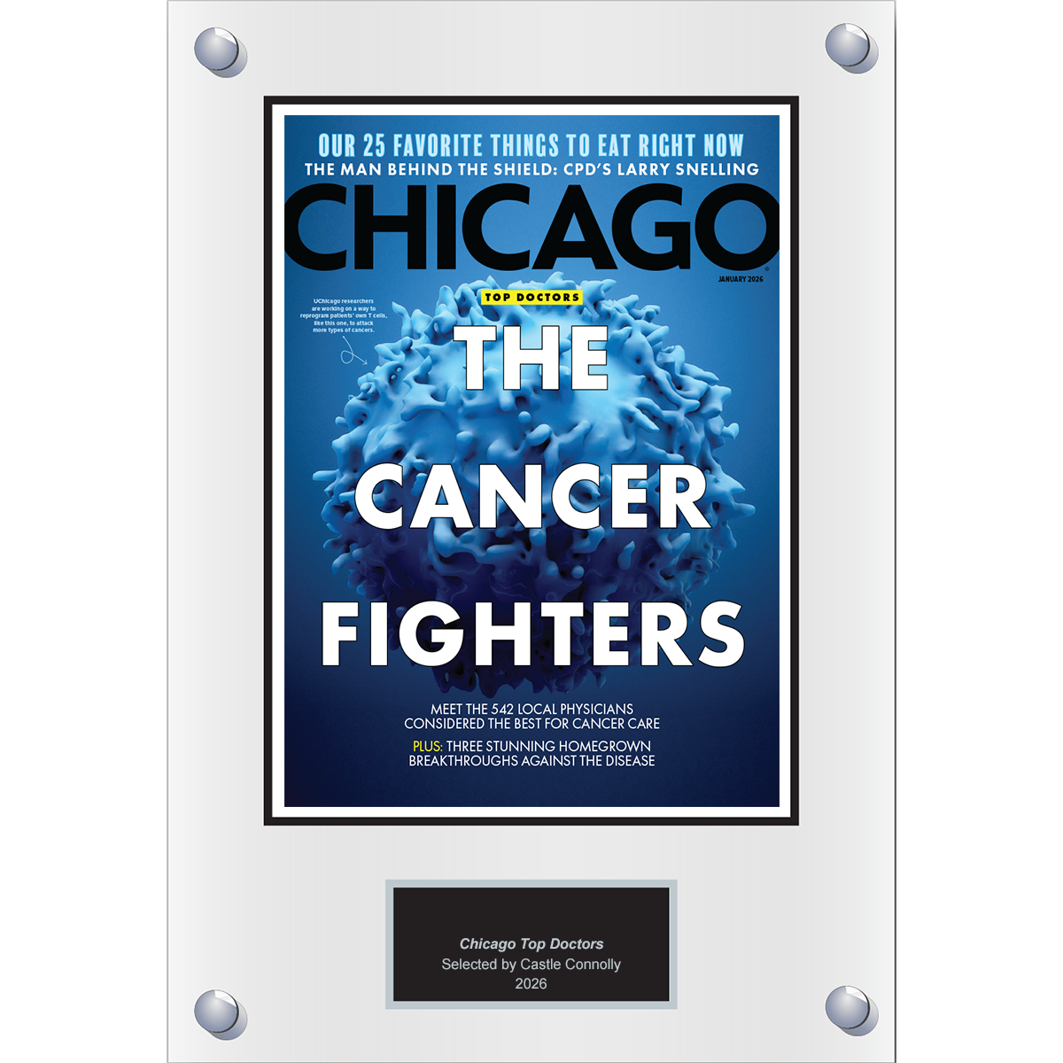2026 Regional - Chicago Magazine - Plaque