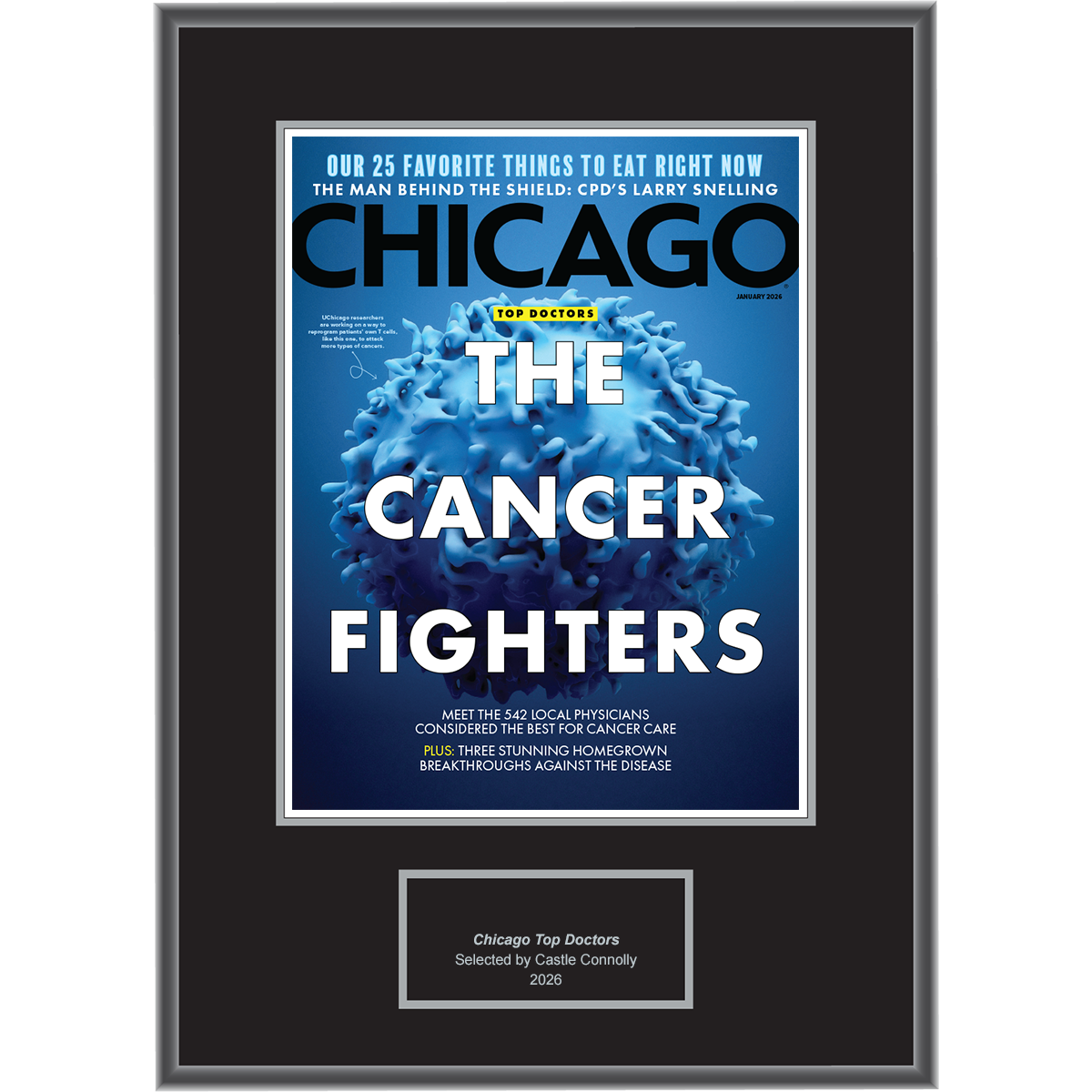 2026 Regional - Chicago Magazine - Plaque