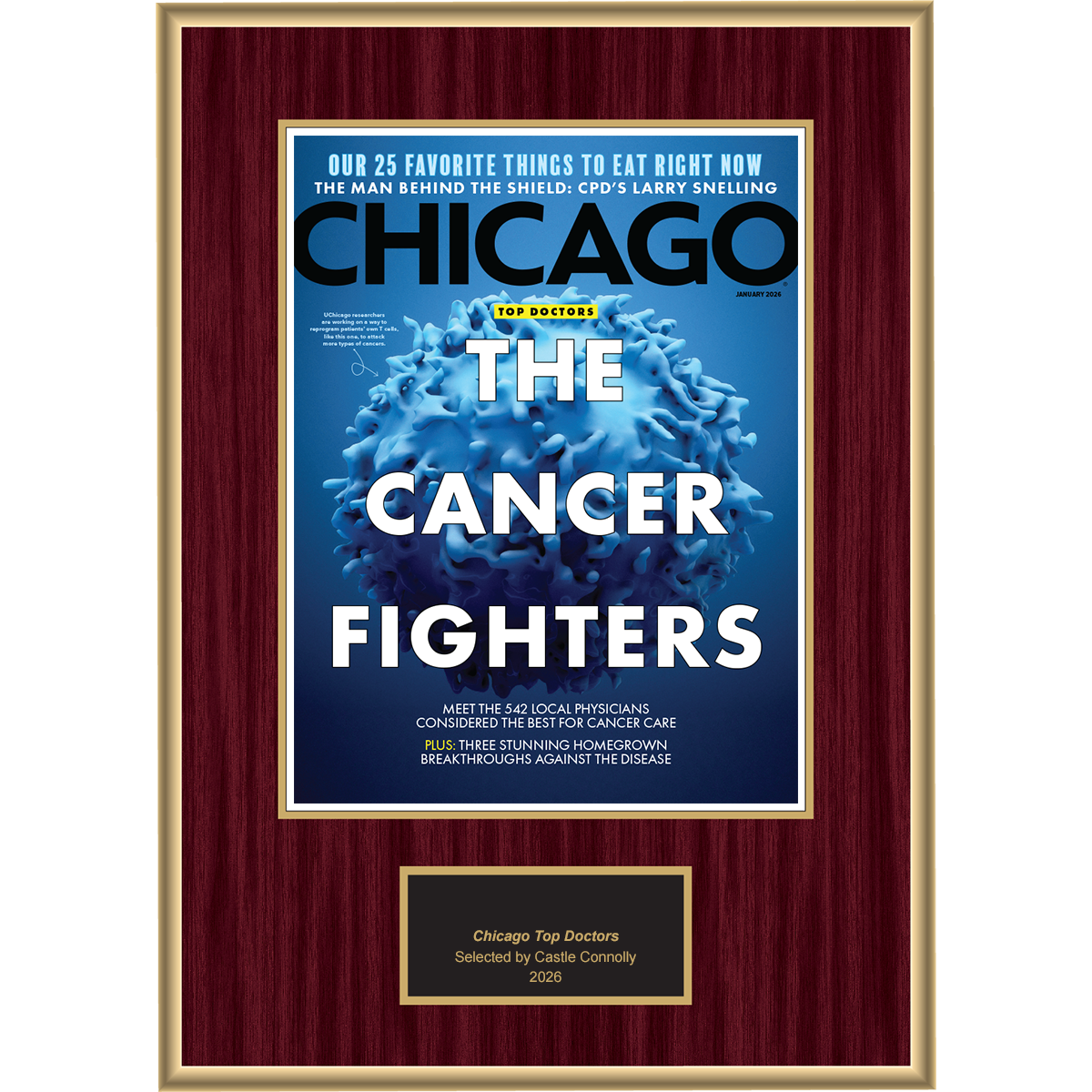 2026 Regional - Chicago Magazine - Plaque