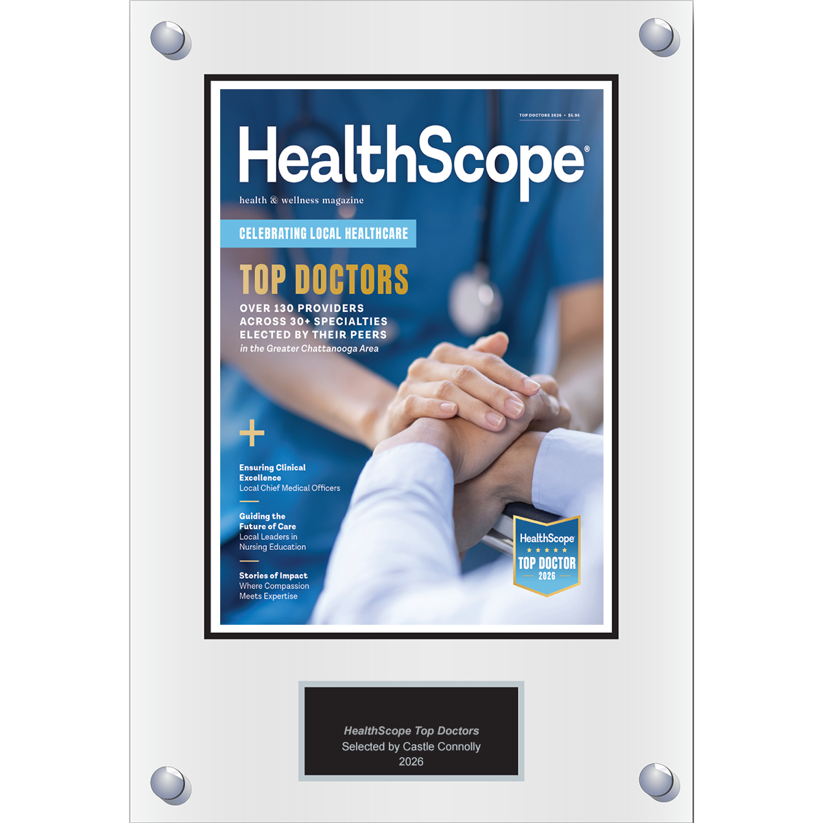 2026 Regional - HealthScope Magazine - Plaque