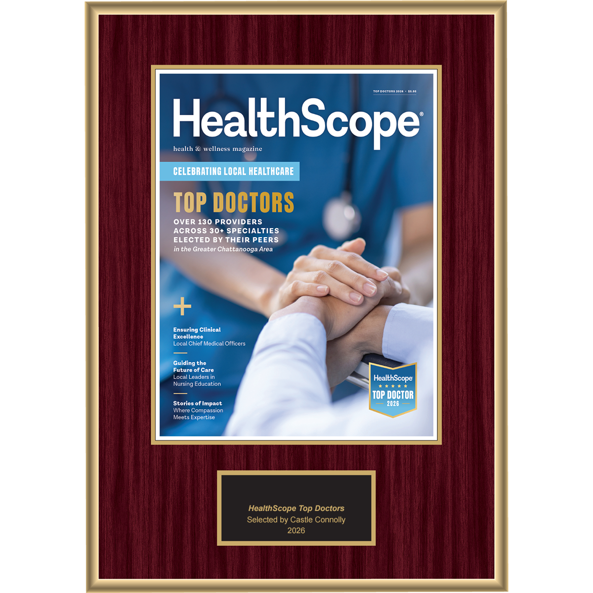 2026 Regional - HealthScope Magazine - Plaque