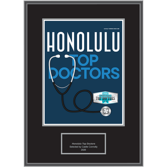2026 Regional – Honolulu  Magazine - Plaque