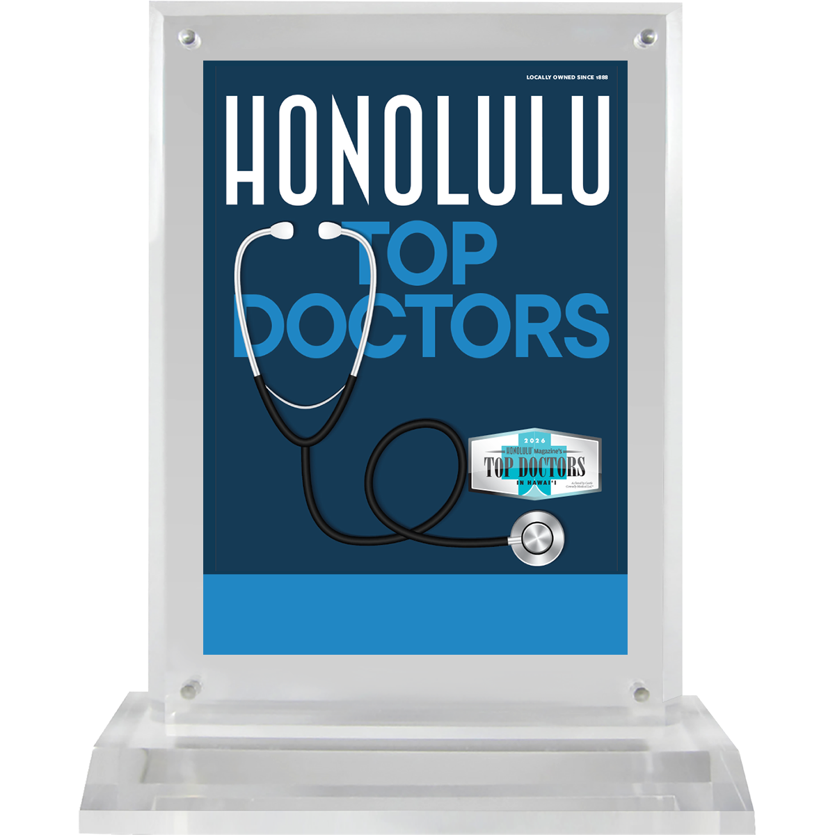 2026 Regional – Honolulu  Magazine - Plaque