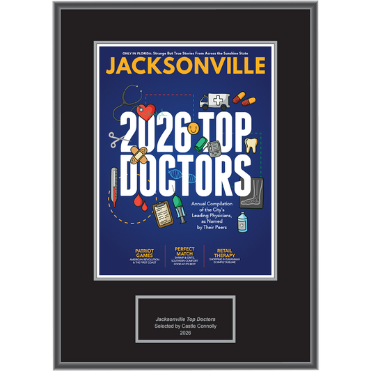 2026 Regional - Jacksonville Magazine - Plaque