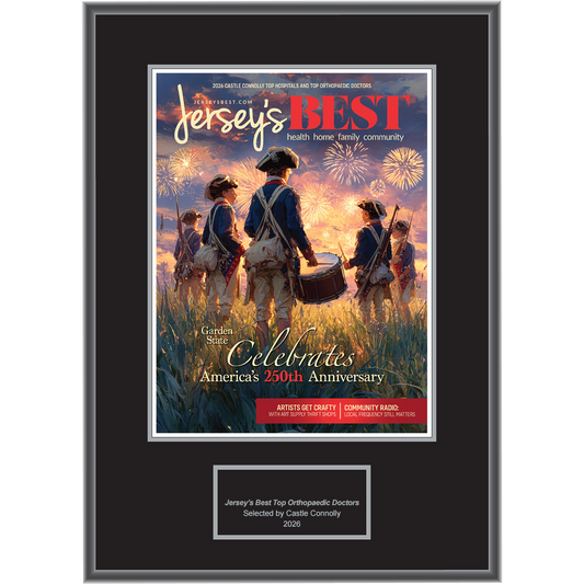 2026 Regional - Jersey's Best - Top Orthopaedic Doctors - Plaque
