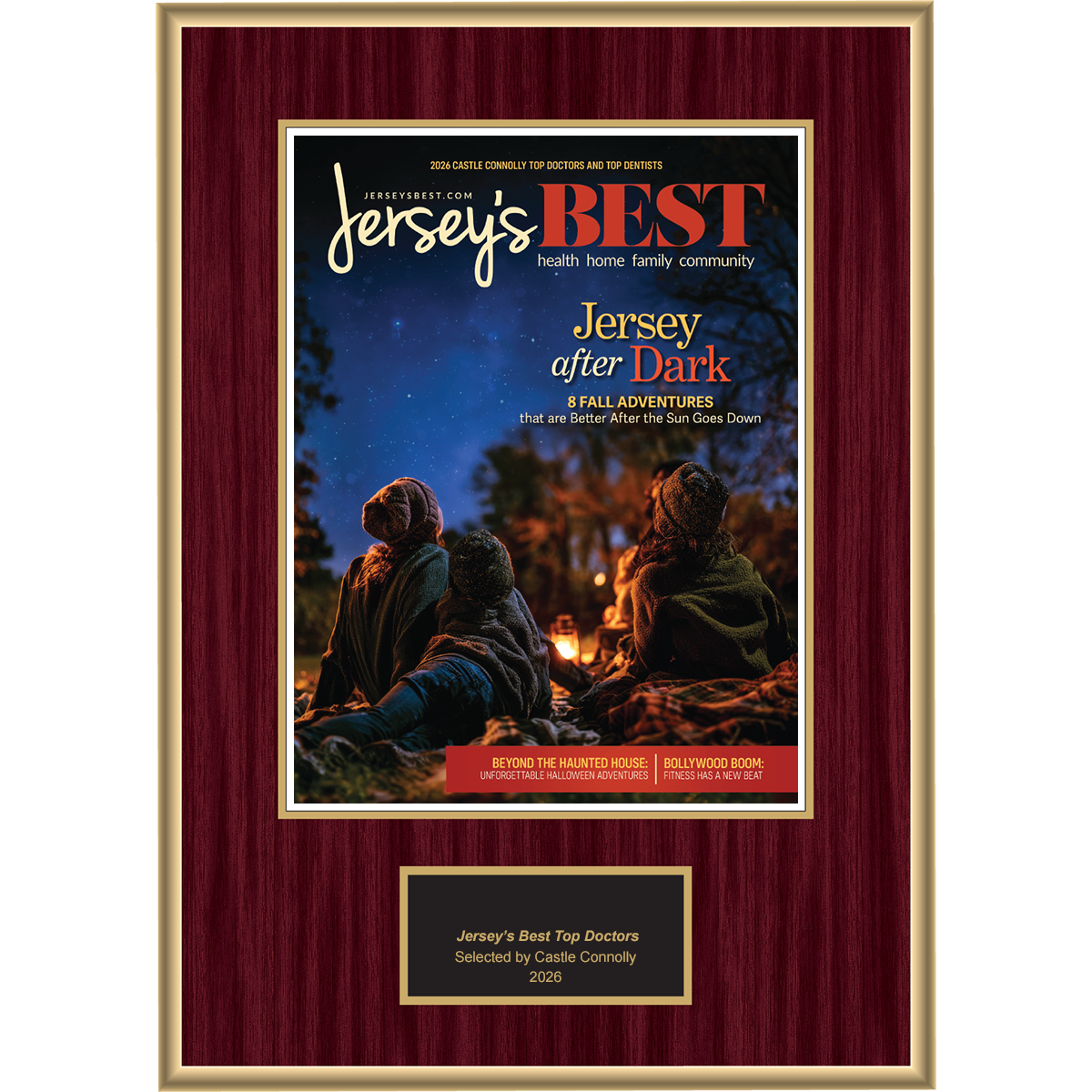 2026 Regional - Jersey's Best - Top Doctors - Plaque