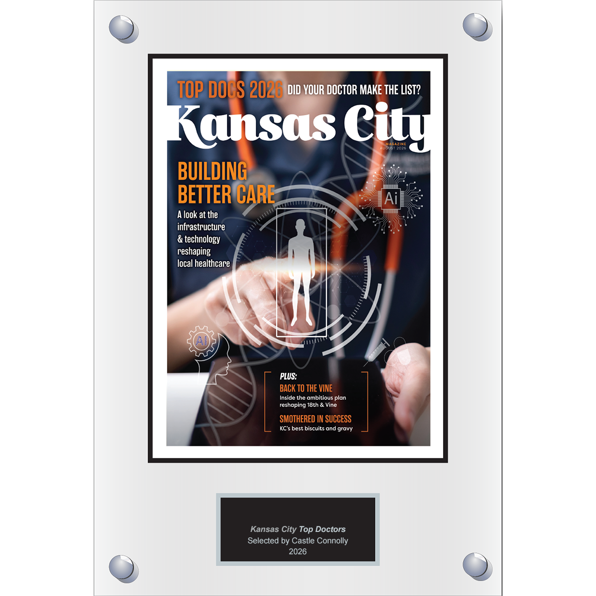 2026 Regional - Kansas City Magazine - Plaque