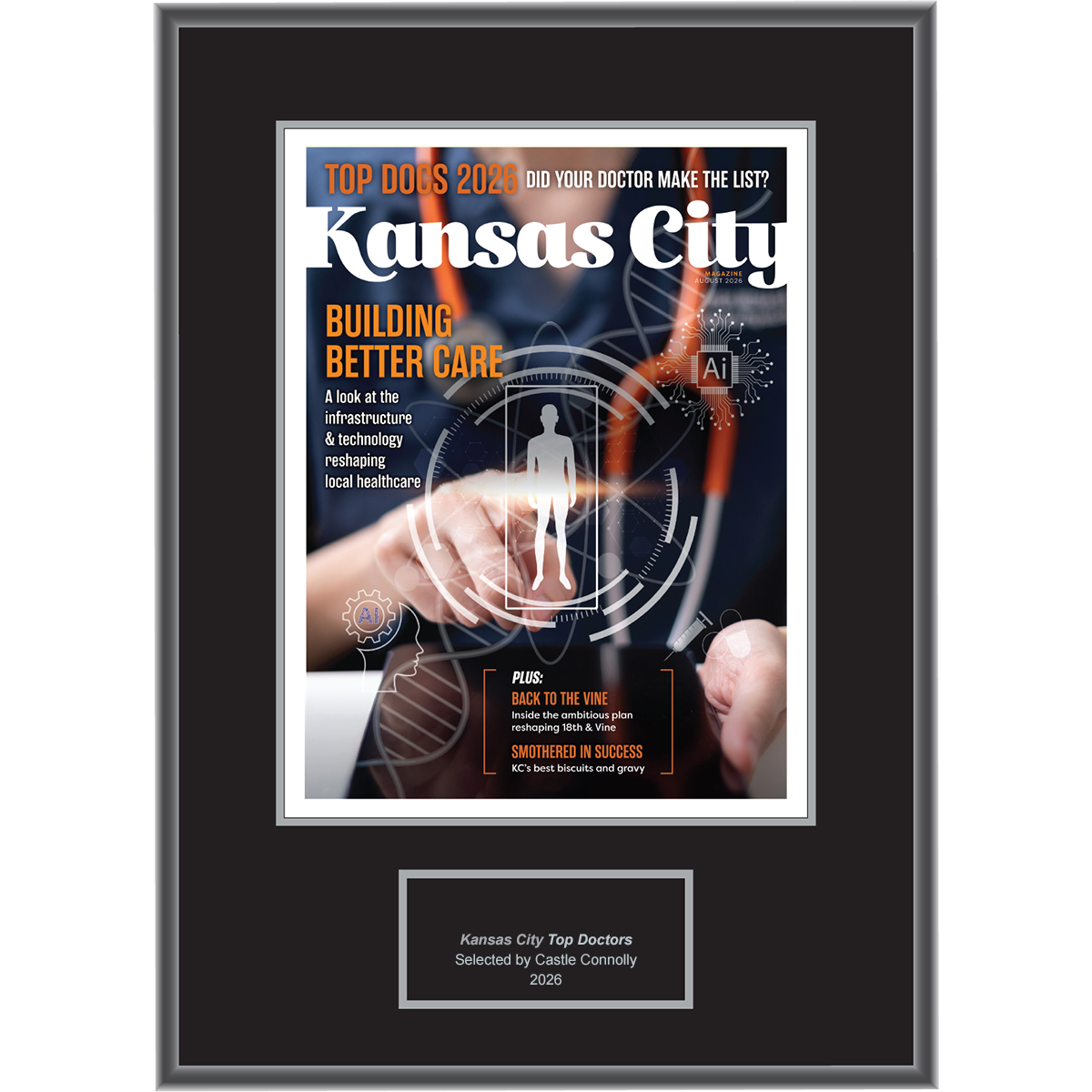 2026 Regional - Kansas City Magazine - Plaque