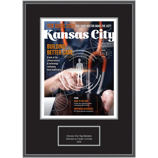 2026 Regional - Kansas City Magazine - Plaque