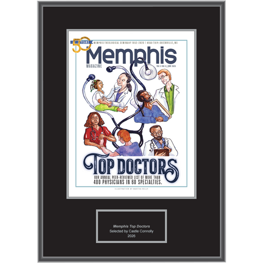 2026 Regional - Memphis Magazine - Plaque