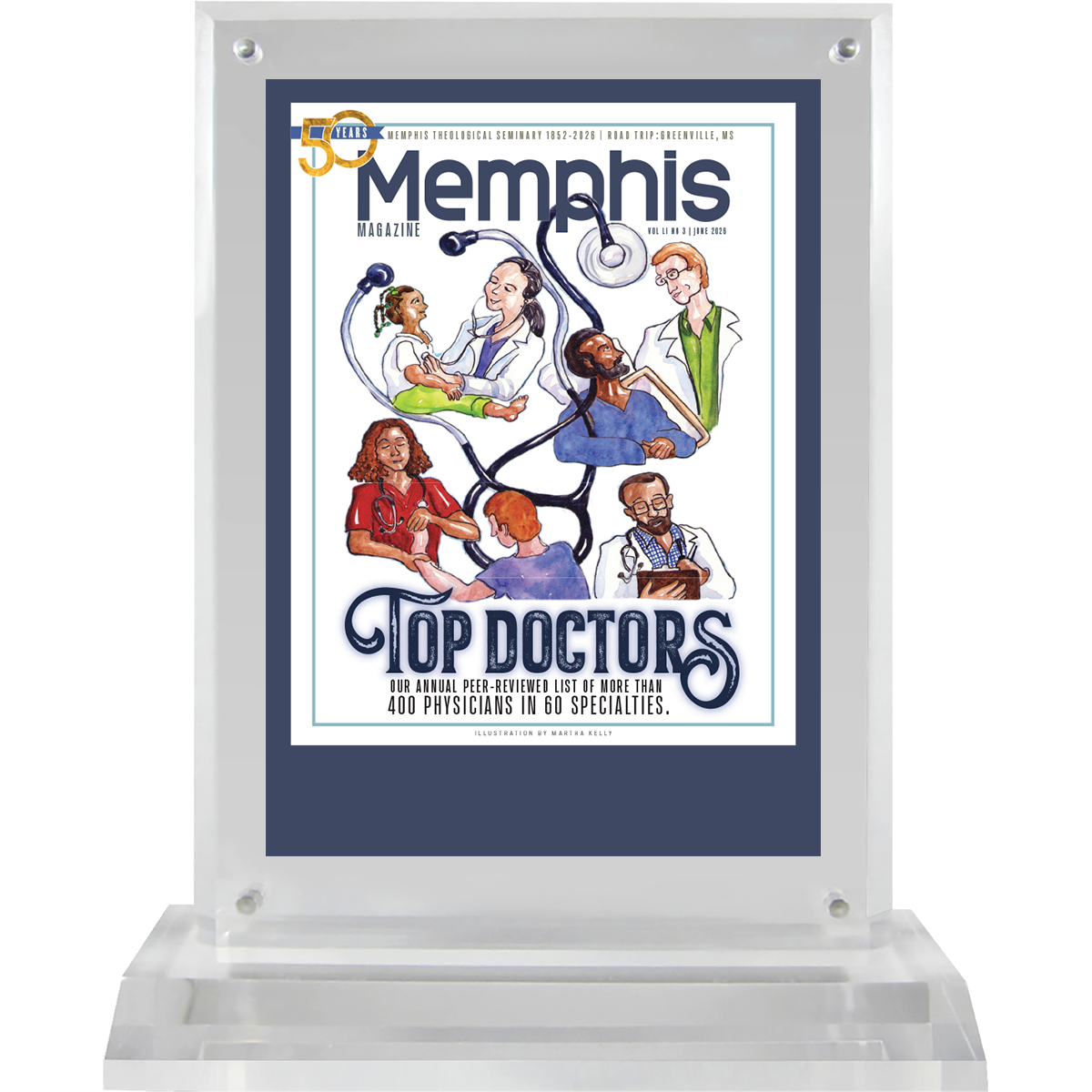 2026 Regional - Memphis Magazine - Plaque