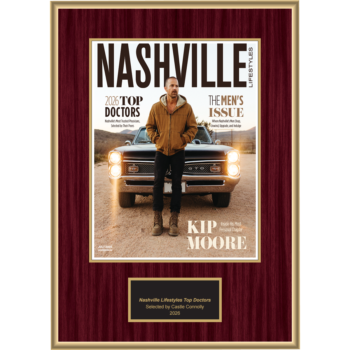 2026 Regional - Nashville Lifestyles - Plaque