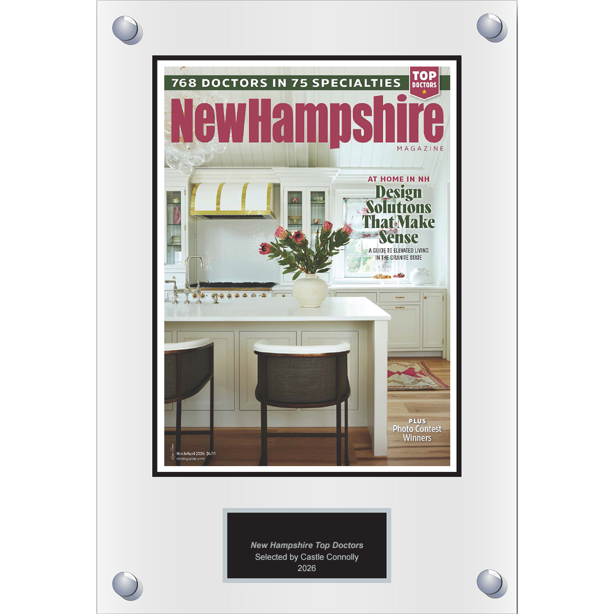 2026 Regional - New Hampshire Magazine - Plaque