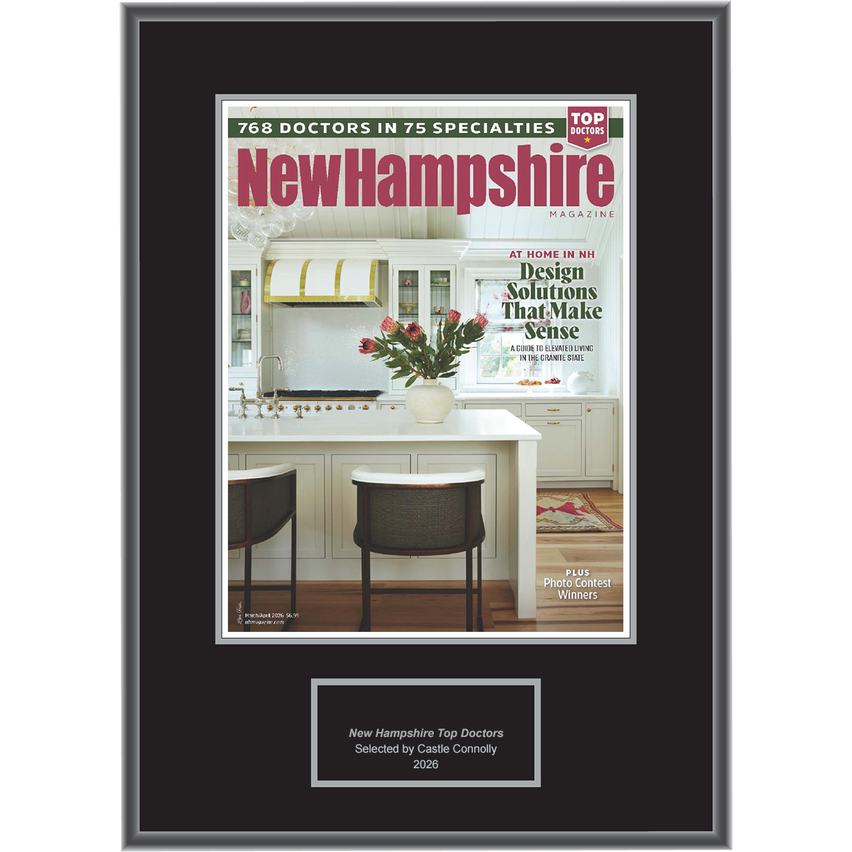 2026 Regional - New Hampshire Magazine - Plaque