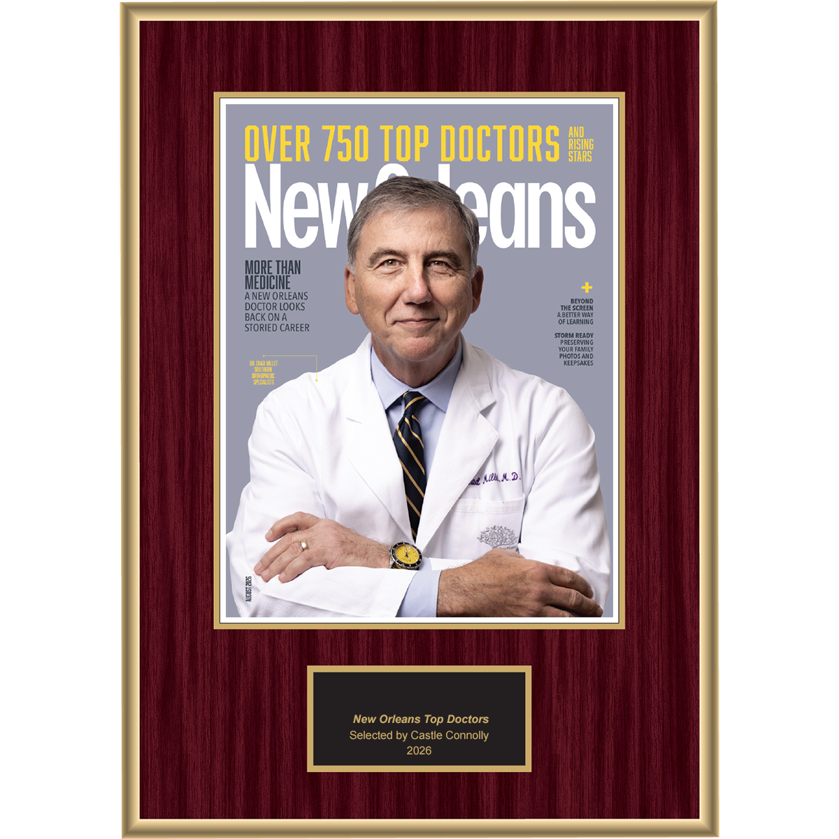 2026 Regional - New Orleans Magazine - Plaque
