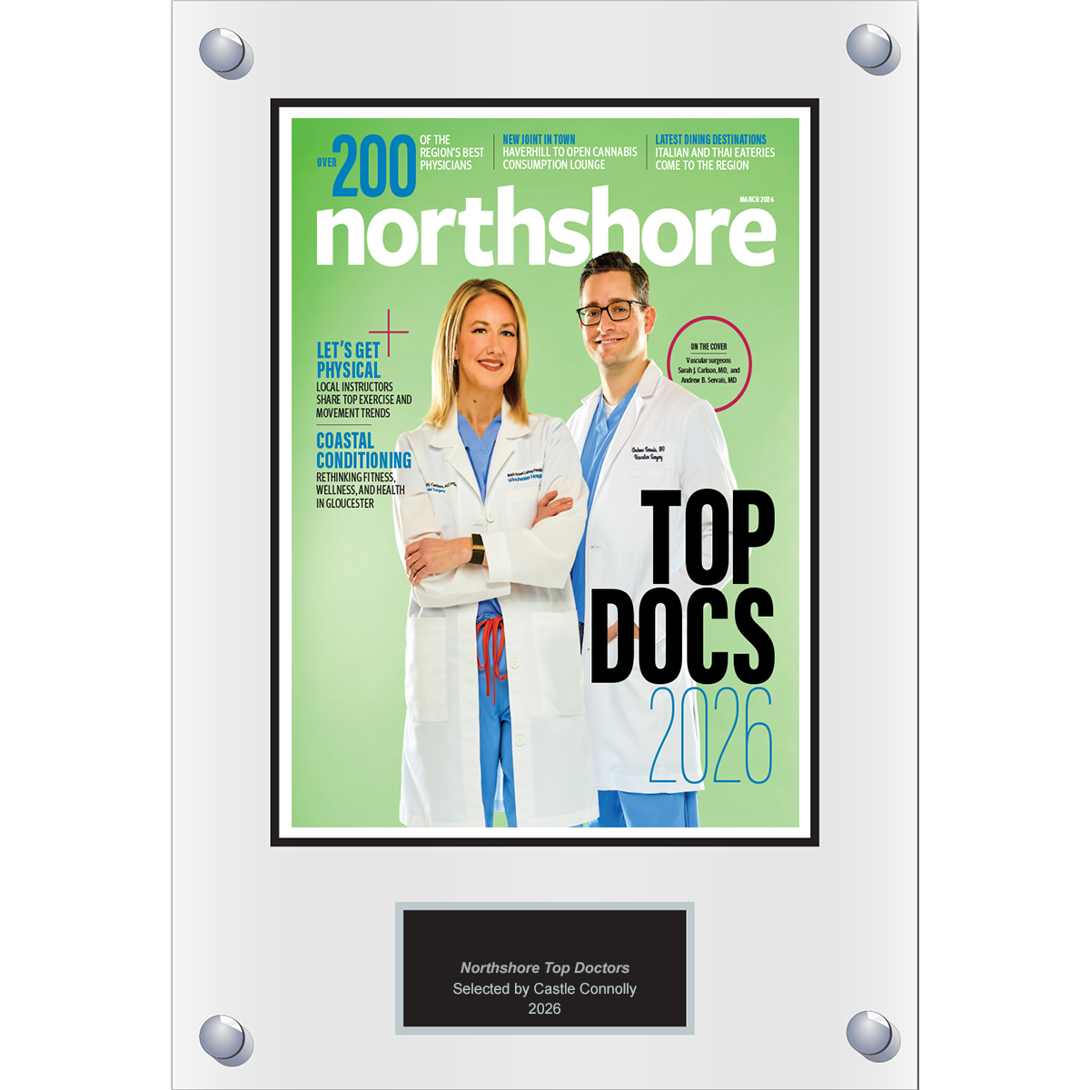 2026 Regional - Northshore Magazine - Plaque