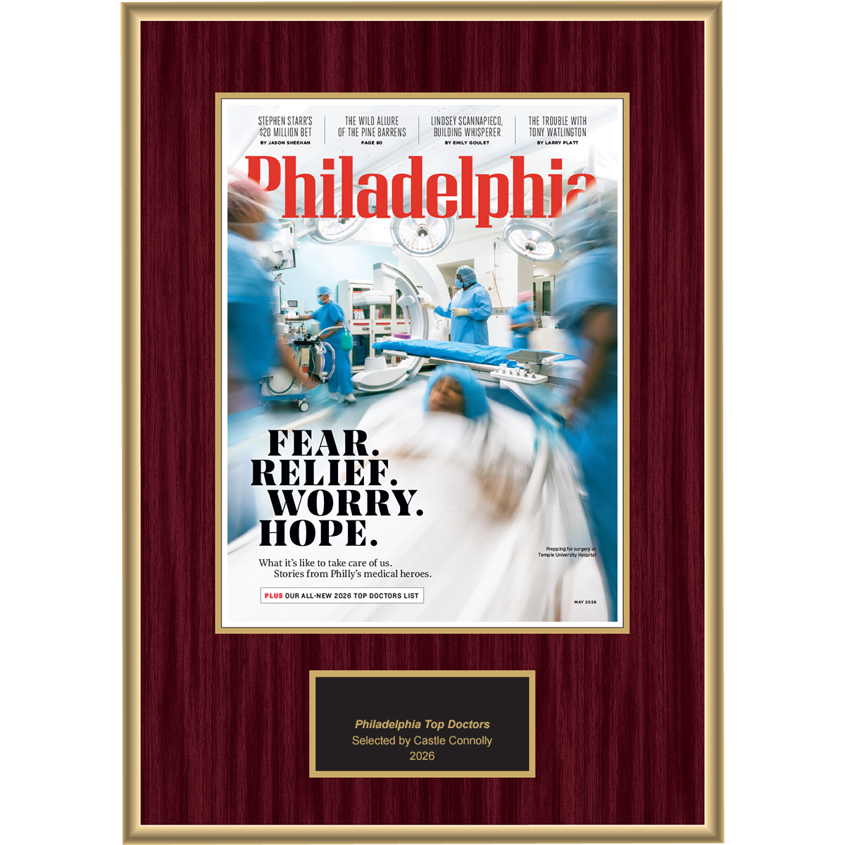 2026 Regional - Philadelphia Magazine - Plaque