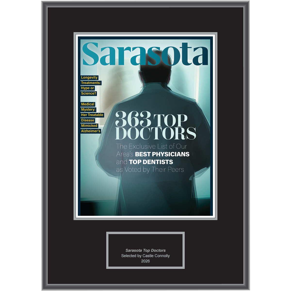 2026 Regional - Sarasota Magazine - Plaque