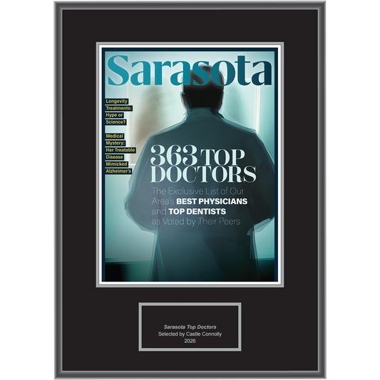 2026 Regional - Sarasota Magazine - Plaque