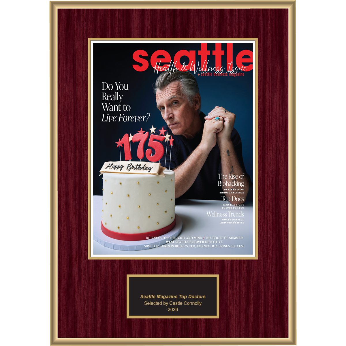2026 Regional - Seattle Magazine - Plaque