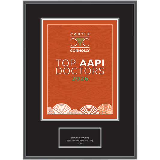2026 Top AAPI Doctors - Plaque