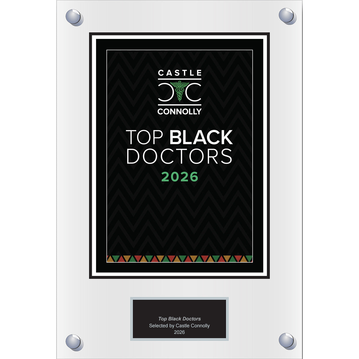 2026 Top Black Doctors - Plaque