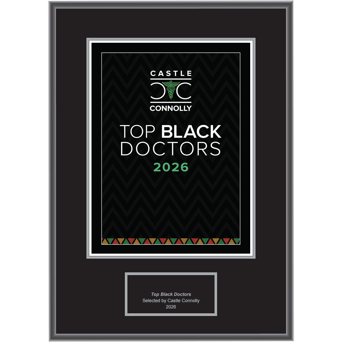 2026 Top Black Doctors - Plaque