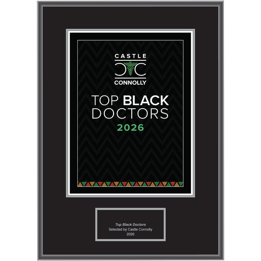 2026 Top Black Doctors - Plaque