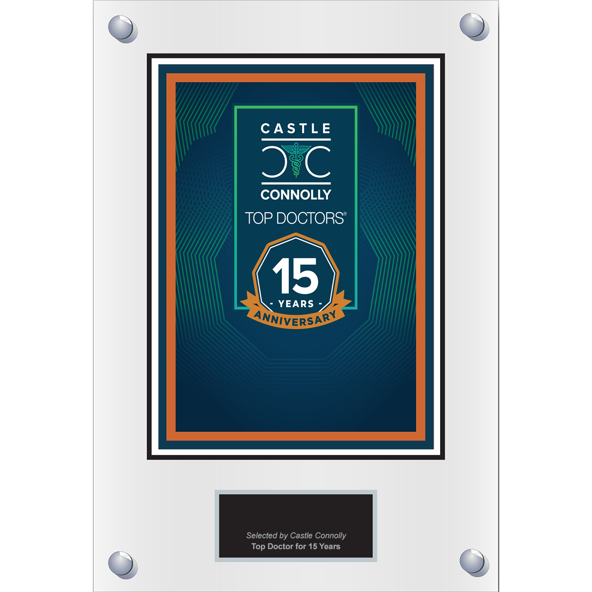 15 Year Anniversary - Top Doctors - Logo With Free Plaque