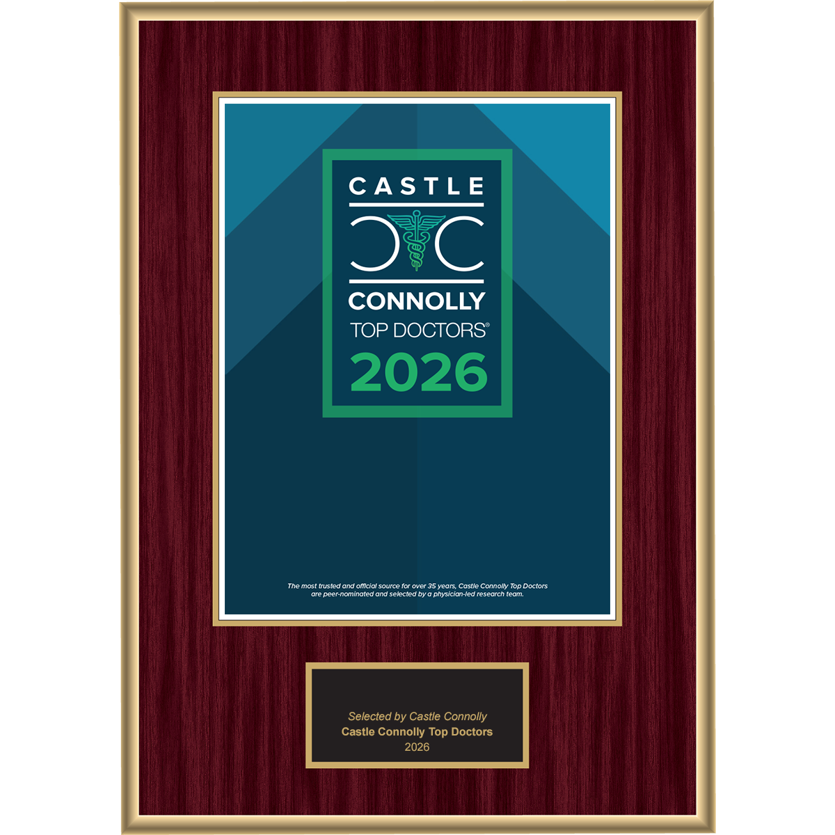 2026 Top Doctors - Logo With Free Plaque